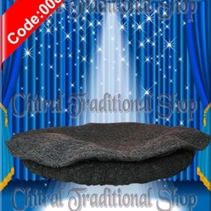 Chitrali Handmade Woolen Cap Pakol